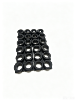 Service de découpe sur mesure EPDM – Bouchons carrés à clipser, joints durables pour le routage de câbles de machines, certifiés ROHS, dureté 20-90 Shore