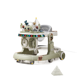 Nuevo Modelo de Andador Plegable Multifuncional para Bebés de 0 a 3 Años, Anti-O-leg, Anti-Vuelco, con Música, Altura Ajustable, Carga de 10 kg - Product Image 1