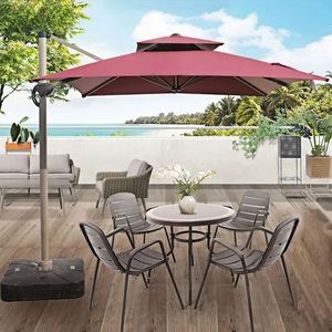 Sombrillas Impermeables para el Sol, Sombrillas de Aluminio para Playa, Exteriores, Cafetería, Estilo Romano - Product Image 2