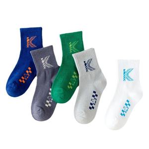 <span class=keywords><strong>Chaussettes</strong></span> de sport mi-mollet pour garçons et filles Printemps Automne <span class=keywords><strong>Chaussettes</strong></span> d'équipage <span class=keywords><strong>Chaussettes</strong></span> de sol transfrontalières pour bébés Vente en gros Moyenne Grande Taille - Product Image 5