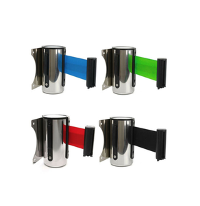 Barriera a Nastro Retrattile da Parete per Controllo Folla in Acciaio Inossidabile - Product Image 5