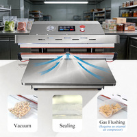 Machine à vide externe continue, scelleuse sous vide externe pour noix, riz, grains de café, avec écran tactile intelligent