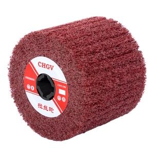 Fourniture d'usine : Roue de <span class=keywords><strong>brosse</strong></span> métallique non tissée 120x100 pour le brossage et la finition des surfaces métalliques - Product Image 1