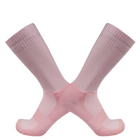 Chaussettes de cyclisme antidérapantes pour équipe de vélo, chaussettes de compression pour vélo de route, chaussettes de sport pour course en plein air