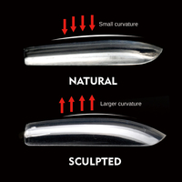 Nouveauté 2024 Capsules d'Ongles en Gel Souple Épaissies Vente en Gros, Ongles Artificiels Gel-X Coffin Amande Stiletto, Boîte Rose