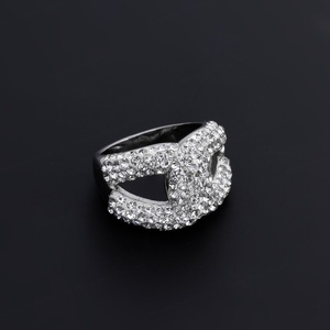 Custom Jewelry Iced Out CZ Paved <b>Rings</b> for Women Party Engagement Jewellery High Quality Stainless Steel Finger <b>Ring</b> - Product Image 2