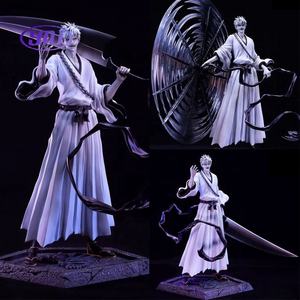 Figurines d'anime <span class=keywords><strong>BLEACH</strong></span> de qualité supérieure, FlyLeaf <span class=keywords><strong>Thousand</strong></span> Years of Blood Battle, homme aux cheveux blancs, posture de combat, Kurosaki Ichigo - Product Image 4