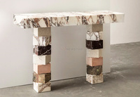 Table d'entrée moderne meubles de salon d'hôtel table de canapé rectangulaire design hall façon console meubles de table design unique