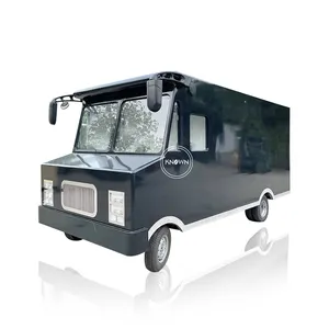 Mobile Street Ice Cream Food Truck Fast Hot Dog Vending Cart Burger Fast Food Car Kiosks Van Trailers for Sale Europe Promotion
