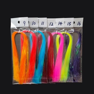 0.3mm PET Tinsel Metallic <strong>Gliss</strong> 16 Colors Fishhook Lure Sea Fishing Fly Tying Flash Flashabou Strands Mylar Flash - Product Image 2