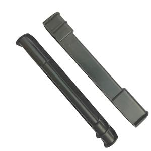 Protector de horquilla de bicicleta, plástico PP negro, liberación rápida para bicicletas de montaña, eje de freno de disco QR, duradero - Product Image 1