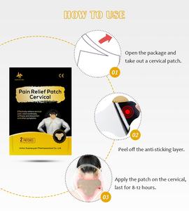 Plester Transdermal ekstrak minyak Wormwood Herbal alami desain baru plester penghangat leher untuk paket nyeri tulang belakang serviks tubuh dewasa - Product Image 6