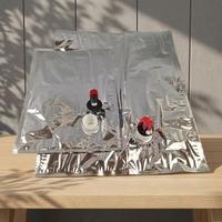Sacs Bag-in-Box en aluminium aseptique pour vin rouge, café et jus de fruits, vente en gros