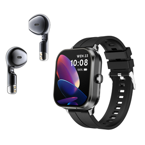 D8pro Đồng Hồ Thông Minh 2 Trong 1 Tai Nghe Với Không Dây Earbuds Bt Âm Nhạc Theo Dõi Sức Khỏe Tai Nghe Tracker <span class=keywords><strong>Smartwatch</strong></span> 2025 - Product Image 1