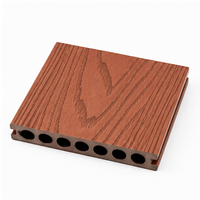 Planches de terrasse en WPC massif haute résistance, modernes, à clipser, pour extérieur, sols composites robustes pour les zones publiques et commerciales
