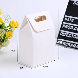 Hộp giấy kraft trắng có thể gập lại di động cho những món quà nhỏ cho đồ trang sức nước hoa bánh <span class=keywords><strong>Macaron</strong></span> kẹo snack hoặc các mặt hàng khác - Product Image 6