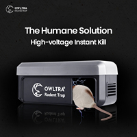 [Owltra] extérieur intérieur étanche électronique souris Zapper piège à rongeurs tueur lutte antiparasitaire automatique piège à souris électrique piège à rats