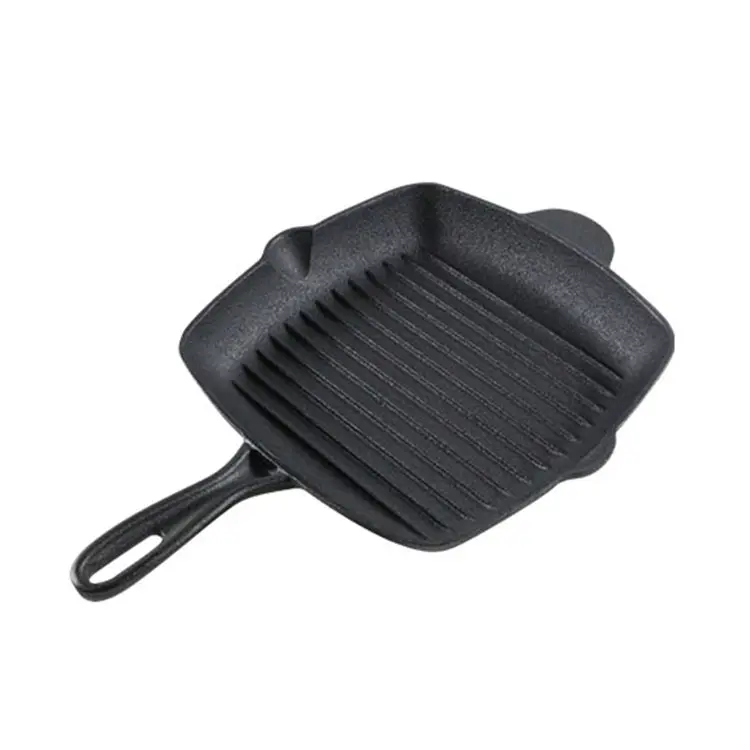 Pre-seasoned Square Cast Iron Cookware Griddle/grill Pan