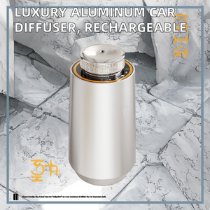 เครื่องกระจายกลิ่นหอมแบบพกพาสำหรับรถยนต์และบ้าน ทำจากอะลูมิเนียม หรูหรา เป็นมิตรกับสิ่งแวดล้อม พร้อมระบบควบคุมผ่านแอพพลิเคชั่นแบบชาร์จไฟได้ด้วย Type-C และไม่ต้องใช้น้ำ - Product Image 2