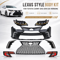 Kit d'accessoires de carrosserie JC Wholesales pour Toyota Camry 2012-2014 version américaine, style Lexus, phares et pare-chocs