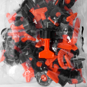 Ventes directes d'usine du système de nivellement des carreaux 50 + 1 pièces/paquet dispositif de nivellement Minity Petile - Product Image 6