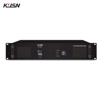 Amplificateur de puissance 500 Watts 100V à tension constante, panneau en alliage d'aluminium 2U, KA-500S, classe Ab, système audio professionnel PA