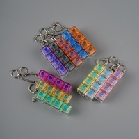 Wholesale Colorful Transparent Mechanical Keyboard Switch Fidget Toy Mini Single Key Stress Relief Keychain Anti-Anxiety Keycap
