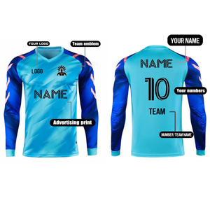 Maglia <span class=keywords><strong>da</strong></span> <span class=keywords><strong>Portiere</strong></span> Arancione a Maniche Lunghe 2026 con Protezione, Maglia <span class=keywords><strong>da</strong></span> <span class=keywords><strong>Calcio</strong></span> <span class=keywords><strong>da</strong></span> Uomo per <span class=keywords><strong>Portiere</strong></span> con Stampa a Sublimazione - Product Image 4