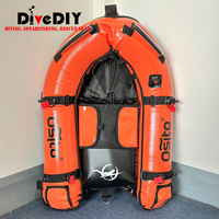 Bouée de plongée OSITO pour la pêche sous-marine avec drapeau, en PVC, 80cm*64cm*15cm, modèle FB004