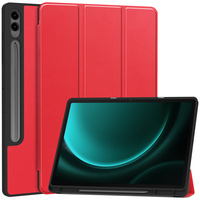 Étui intelligent pour tablette en cuir PU à trois volets pour Samsung Tab S11 S10 S9 S8 S7 Plus FE S9FE 13.1 12.4 Coque rigide en PC avec rabat solide