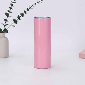 Stainless Steel Tumbler Vacuum Insulated Double Wall Straight <b>Cup</b> With Lid Travel Drinkware Minimalist Design 12-24 Hours - Product Image 4