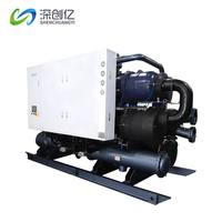 Refroidisseur industriel semi-hermétique à vis à effet de refroidissement élevé, refroidi par eau, 500 kW, haute productivité