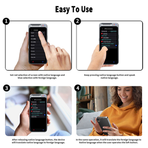 Traducteur <span class=keywords><strong>photo</strong></span> et vocal intelligent 138 langues en ligne et hors ligne Allemand Français Espagnol <span class=keywords><strong>Arabe</strong></span> Compatibilité iOS Android Écran IPS - Product Image 2