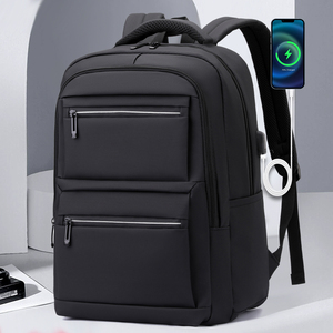 Người Đàn Ông Máy Tính Xách Tay Ba Lô Với USB Công Suất Lớn Du Lịch Kinh Doanh Máy Tính Ba Lô Sinh Viên Đại Học 15.6Inch Trường Túi Màu Đen Daypack - Product Image 6