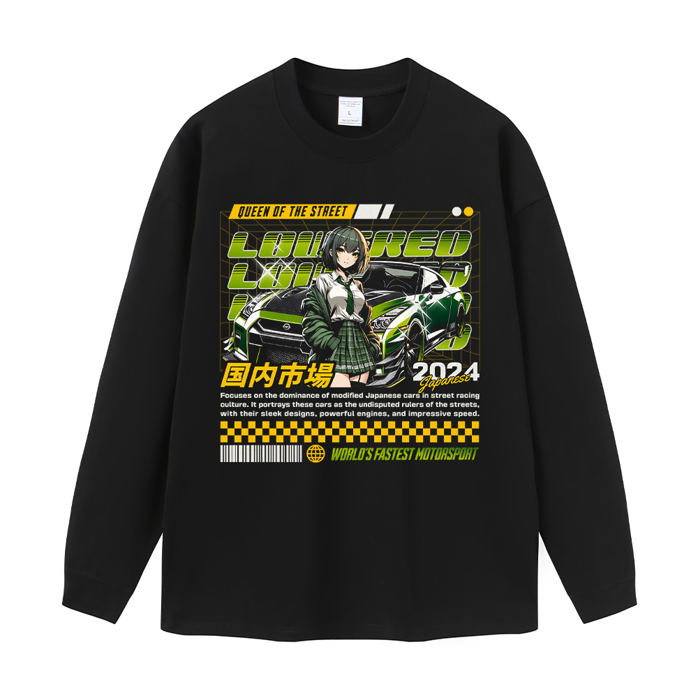 Long-sleeved black