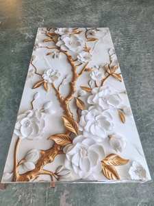 Panel Decorativo de Pared de PVC Flexible <span class=keywords><strong>con</strong></span> Recubrimiento UV, Lámina de Mármol Impresa <span class=keywords><strong>en</strong></span> <span class=keywords><strong>3D</strong></span> a Color, Suministro Directo de Fábrica, Venta al Por Mayor - Product Image 4