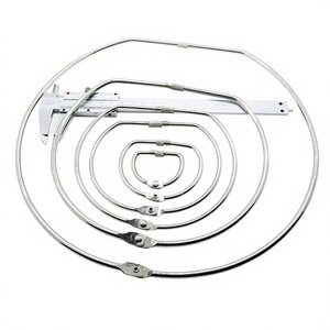 YIWANG différentes tailles métal nickelage D forme vis anneaux de reliure pour brochures - Product Image 2