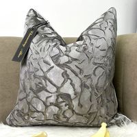 Housse de coussin décorative pour la maison, 100% polyester jacquard, coussin de luxe pour le salon
