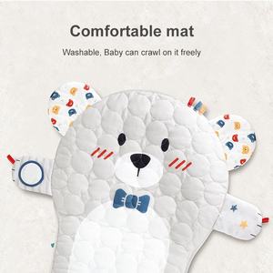 Alfombra de Juego para Bebés, Alfombra de Actividades de Doble Cara con Piano, Alfombra Gruesa para Estimulación Temprana para Recién Nacidos - Product Image 5