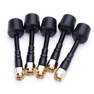 LHCP 5.8G Lollipop Antenna High Gain 2.8dBi SMA UFL MMCX 150mm for <b>RC</b> FPV Racing <b>Drone</b> Transmitter Part - Product Image 1