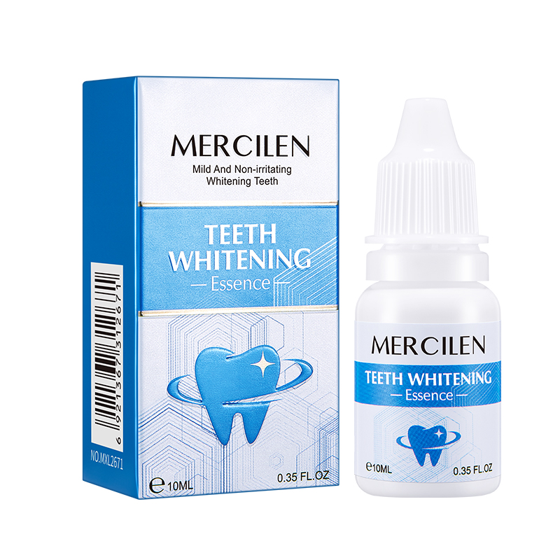 Mercilen Gel sbiancante denti miglior siero liquido essenza dentale 10ml Volume per uso domestico all'ingrosso del prodotto Private Label