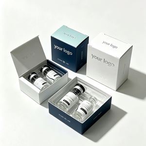 กล่องใส่ขวดสกินแคร์ FX Elegant ขนาด 10 มล. ทำจากกระดาษการ์ดสีขาว พร้อมช่องใส่แบบกำหนดเองเพื่อการนำเสนอผลิตภัณฑ์ความงามอย่างกะทัดรัด - Product Image 2