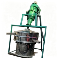 Écran de déshydratation vibrant circulaire combiné à un hydrocyclone, machine de séparation pour la déshydratation du sable fin et du charbon