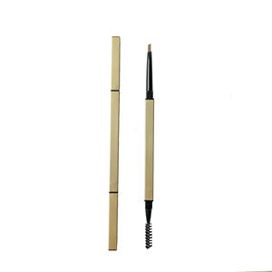 Lápiz <span class=keywords><strong>de</strong></span> Cejas Vegano al por Mayor, Personalizado, Resistente al Agua y al Sudor, Color Negro y Marrón, Doble Punta con Cepillo para Cejas - Product Image 5