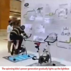 La Bicicleta Estática Genera Energía que Gradualmente Ilumina la Caja de Luz, Exhibición de Ciencias, Juegos Científicos, Juegos Interactivos, Ciencia - Product Image 5