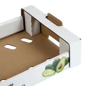 Recyclable Customized Shipping Vegetable Fruit Carton Box Printed Avocado Packing Boxes For Packaging