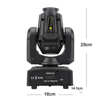 Projecteur laser mobile LED Mini Spot Kimu 60W de haute qualité avec contrôle DMX512, indice de protection IP33, RGB pour parcs à thème et karaoké de mariage