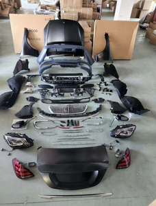 Nuovo Kit Carrozzeria Stile <span class=keywords><strong>Maybach</strong></span> per <span class=keywords><strong>Mercedes</strong></span> W221: Paraurti Anteriore/Fari/Parafanghi/Specchietti Laterali/Copertura Motore con Montaggio a Vite - Product Image 5