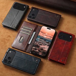 SUTENI สำหรับ <span class=keywords><strong>iPhone</strong></span> 17 Pro Max เคสโทรศัพท์ที่ใส่บัตรแม่เหล็กฝาพับตั้งได้กระเป๋าสตางค์หนัง<span class=keywords><strong>เทียม</strong></span>16 <span class=keywords><strong>Plus</strong></span> 15 Pro 14 13 12 - Product Image 1