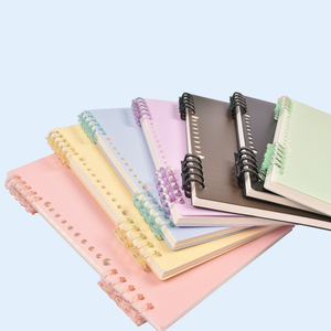 A5 Macaron-Farbenes Notizbuch mit Loseblattsystem, Nachfüllbarer Ringbucheinband mit Abnehmbarem Ring für Schüler und Büro - Product Image 1